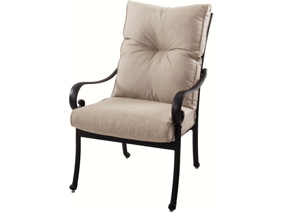 Santa Anita Cast Aluminum Dining Chair with Cushions Set of 4