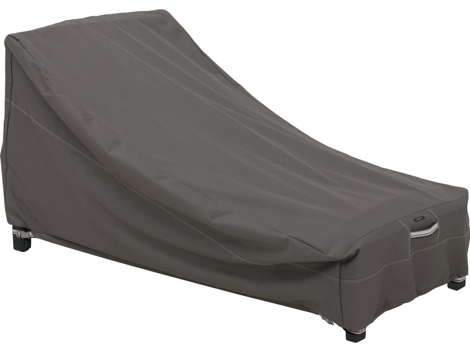 Ravenna 66 Inch Day Chaise Lounge Cover in Dark Taupe
