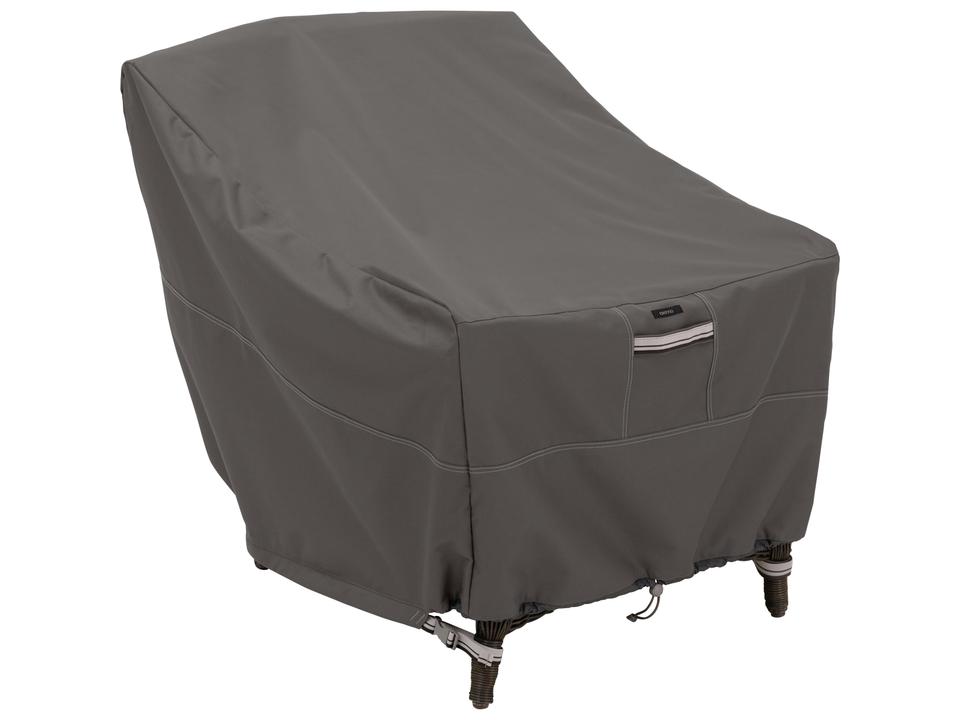 Ravenna 32 Inch Gardelle One Adirondack Chair Cover in Dark Taupe
