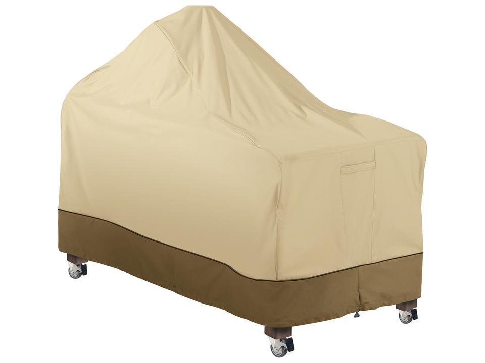 Veranda 62 Inch Grill with Offset Table Cover in Pebble