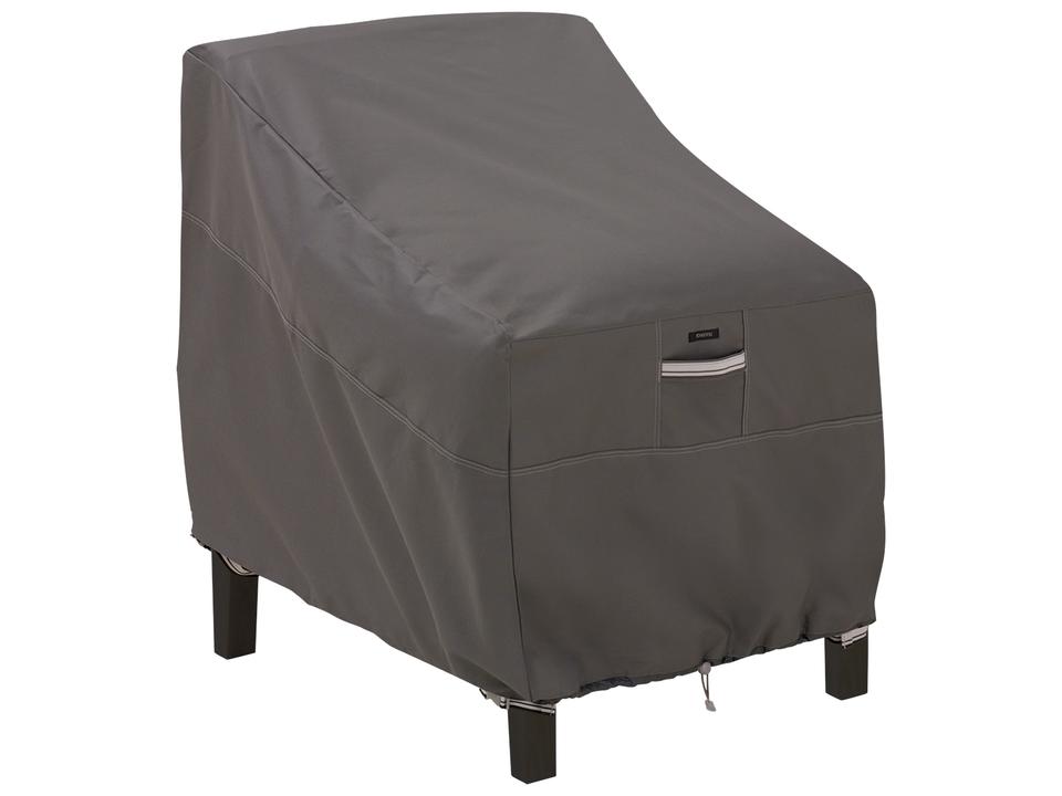 Ravenna 42 Inch Deep Lounge Chair Cover in Dark Taupe