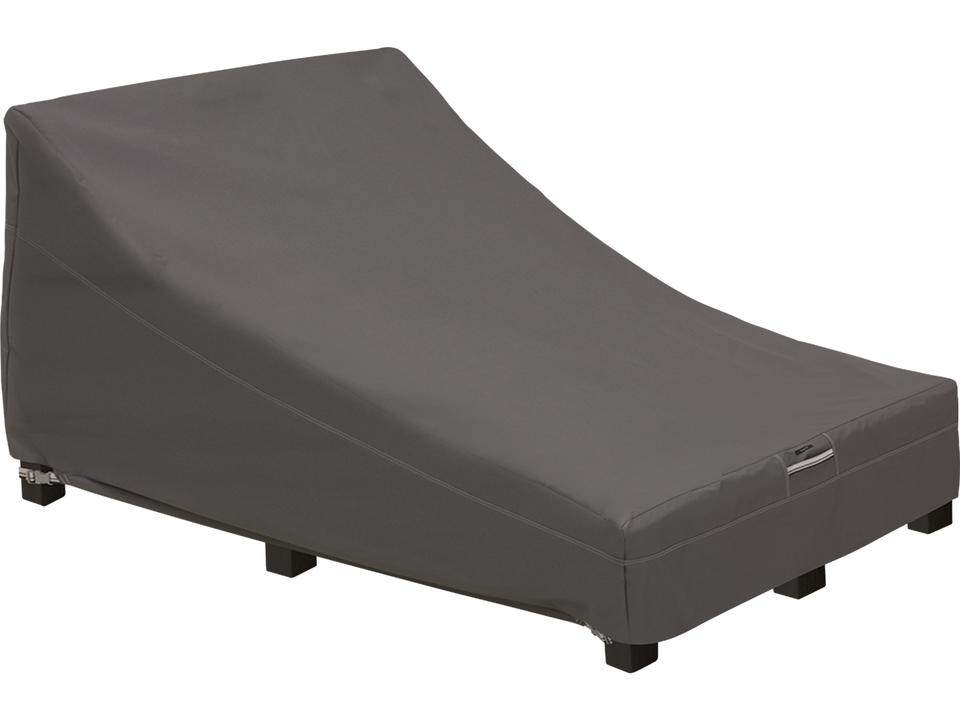 Ravenna Double Wide Chaise Lounge Cover in Dark Taupe
