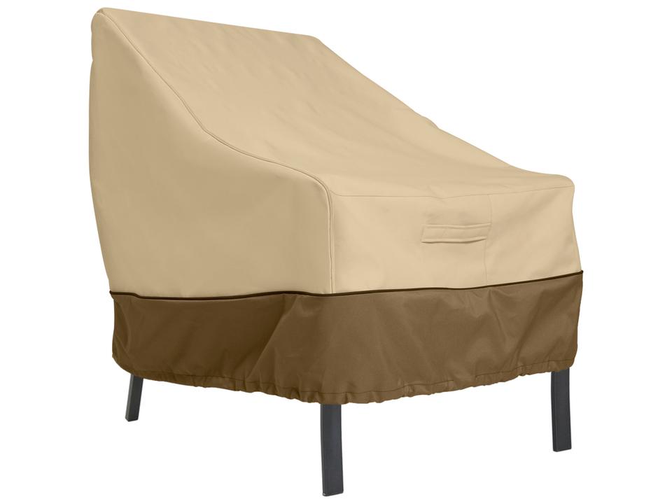 Veranda 37 Inch Lounge Chair Cover in Pebble