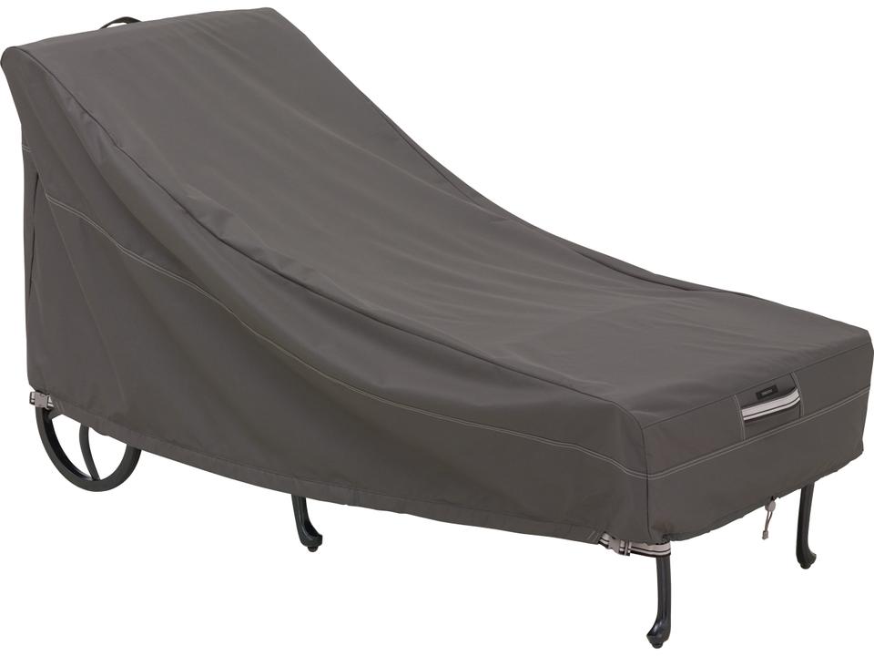 Ravenna 86 Inch Chaise Lounge Cover in Dark Taupe
