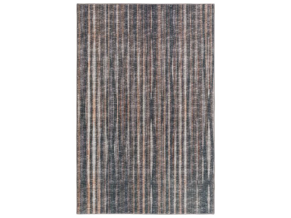 Amador Geometric Indoor Outdoor Area Rug in Fudge