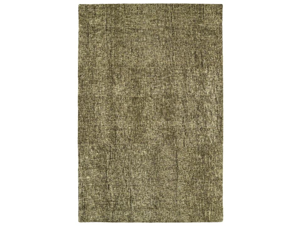 Calisa Hand-Tufted Wool Area Rug in Basil Green