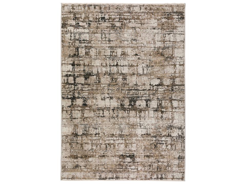 Denizi Area Rug Textured Abstract Putty