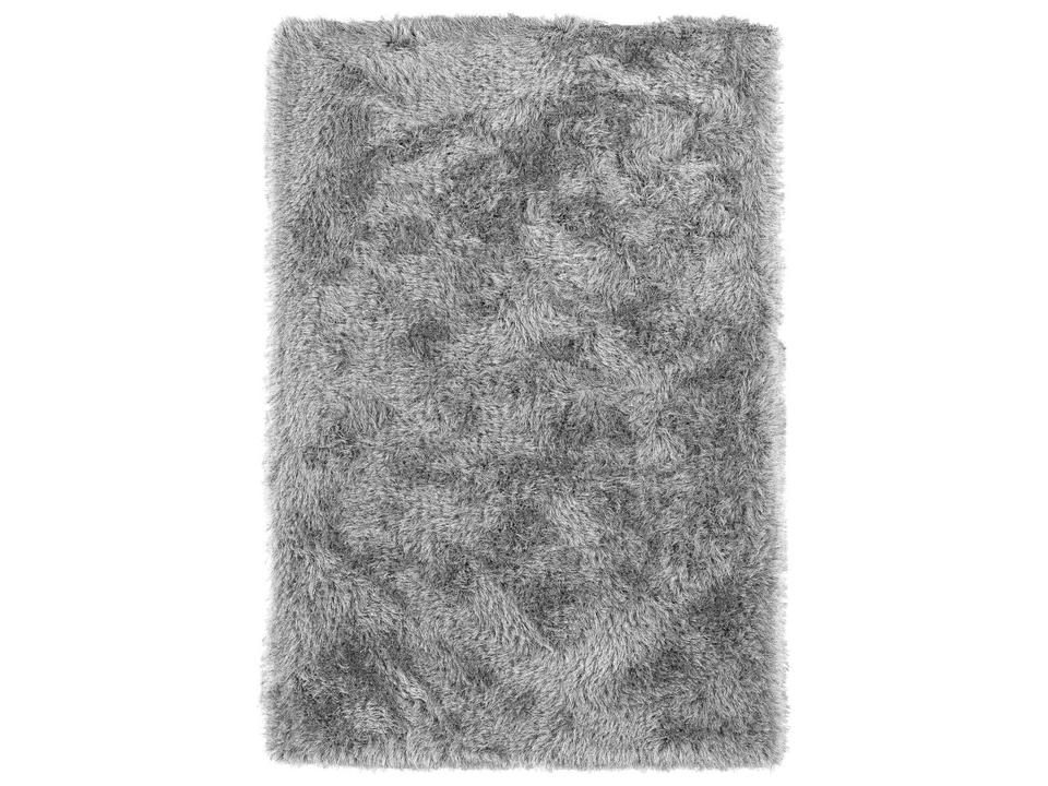 Impact Silver Shag Area Rug Hand Tufted Polyester