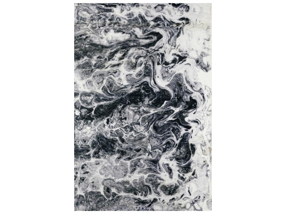 Kikiamo KK14 Marble Area Rug Faux Fur Shag