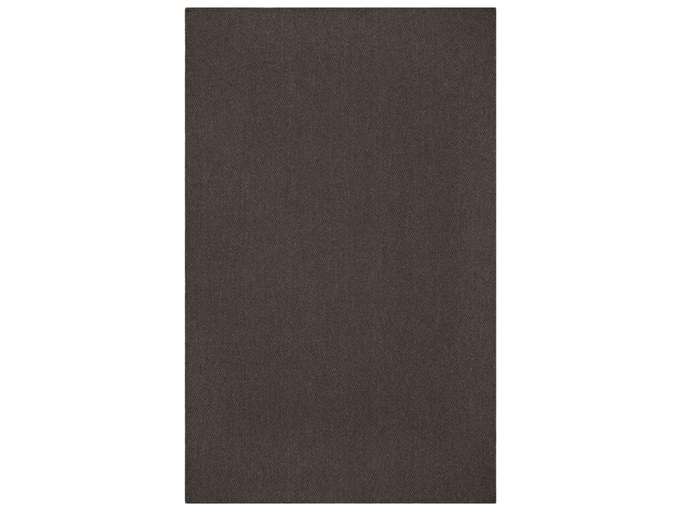 Monaco Sisal MC200 Herringbone Area Rug in Charcoal Wool