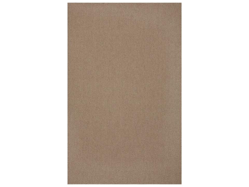 Monaco Sisal Area Rug in Putty with Herringbone Pattern