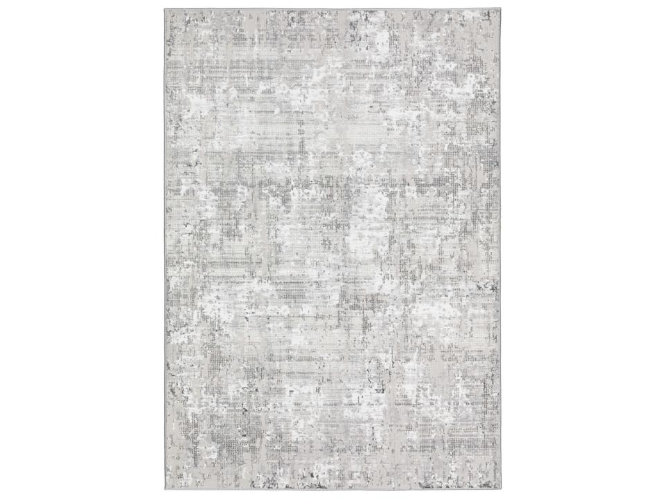 Rugs Rhodes RR3 Transitional Polypropylene Polyester Area Rug in Silver