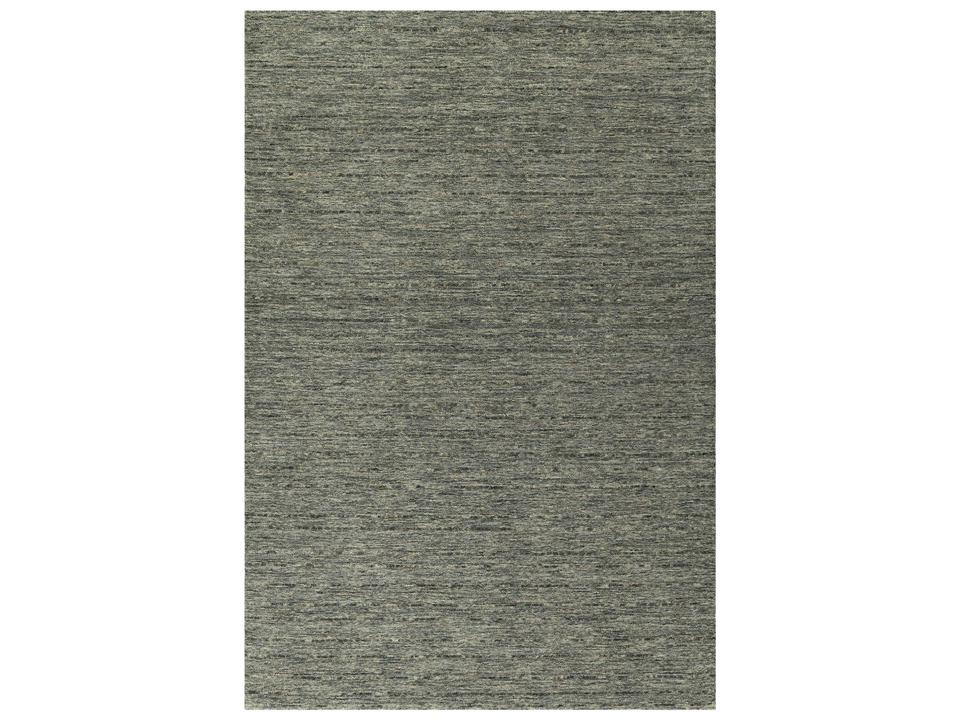 Reya Collection Hand Loomed Wool Area Rug in Carbon