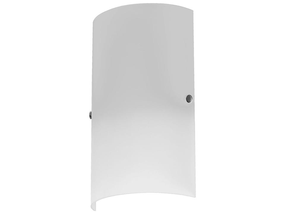 Paza 1-Light Satin Chrome White Wall Sconce