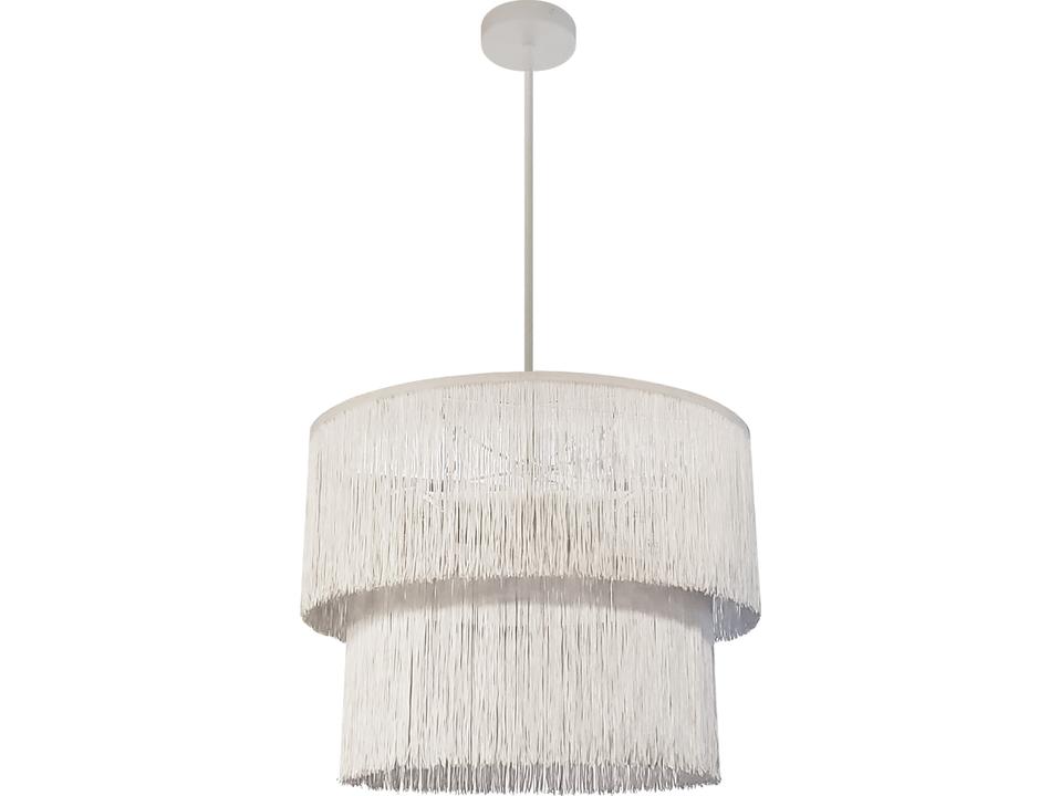 Cadelaria 4-Light Matte White Tiered Chandelier
