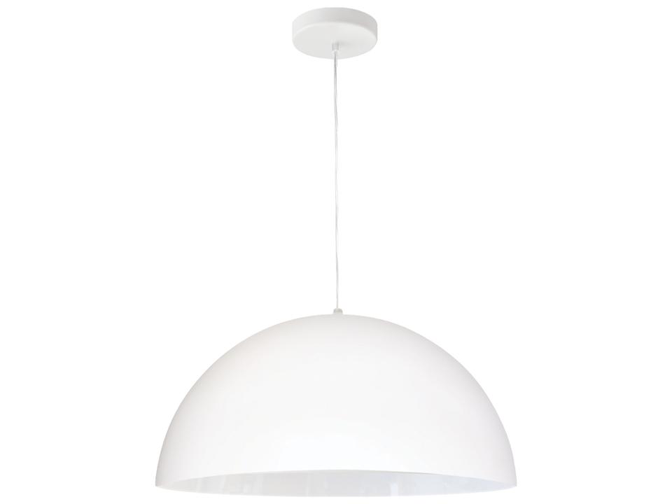 Ofelia 1-Light Dome Pendant Light in Matte White