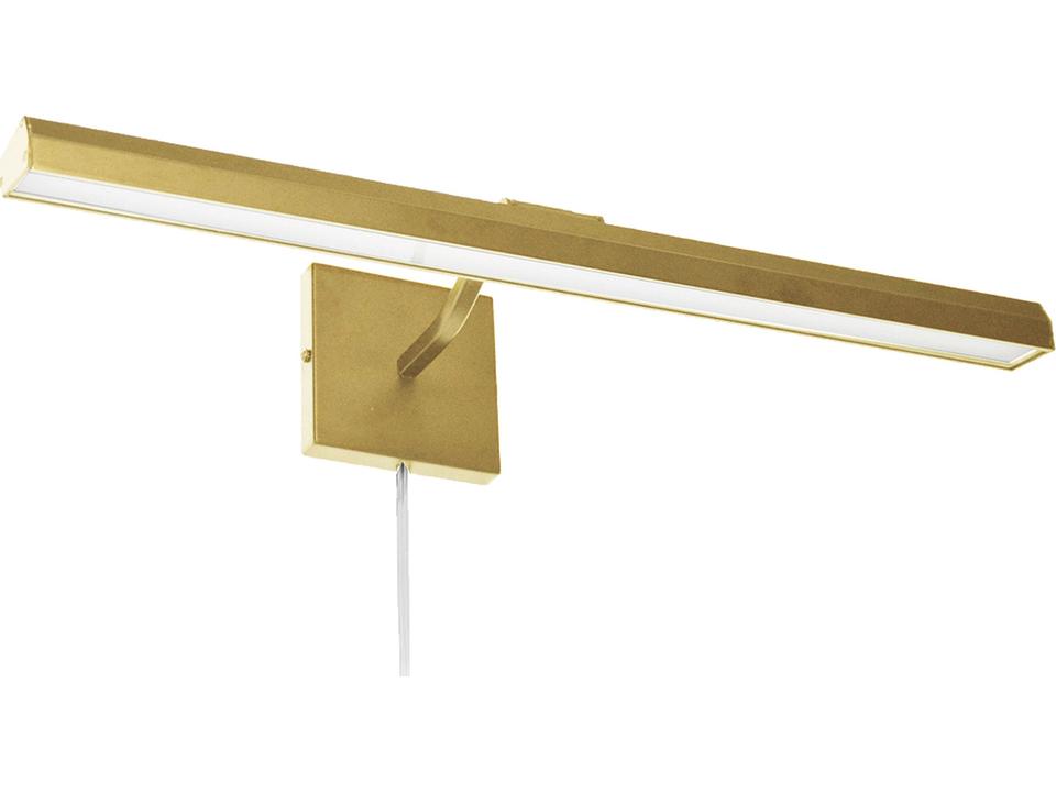 Leonardo 3-Light Aged Brass Picture Light