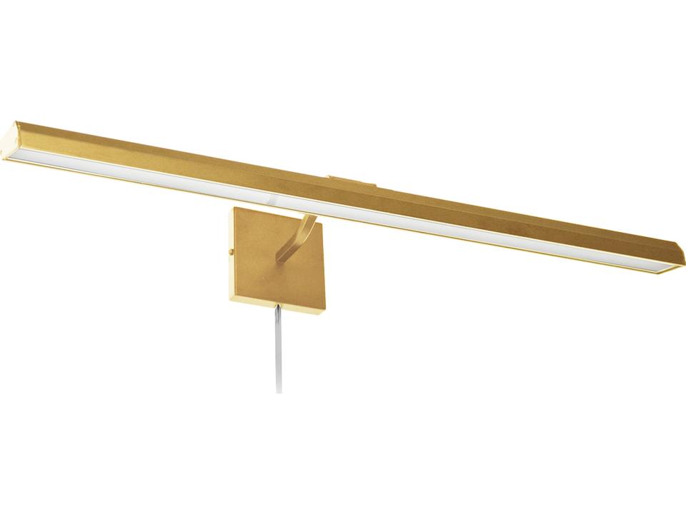 Leonardo 4-Light Aged Brass Picture Light