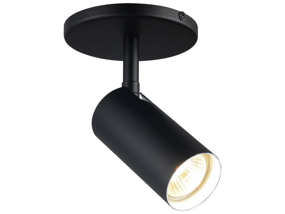 Stanly 1-Light Matte Black Cylinder Spot Light