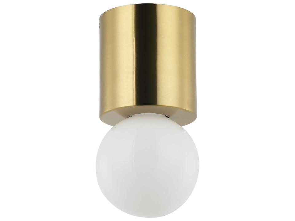 1-Light Theron Flush Mount in Aged Brass