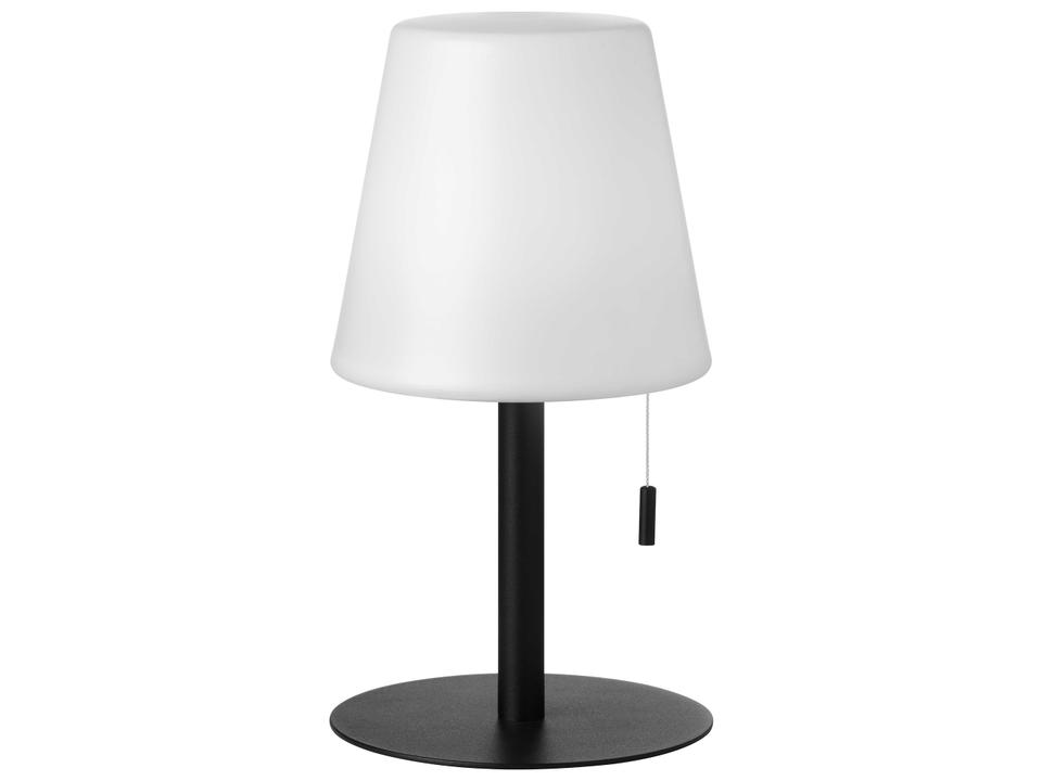 Tinsley Matte Black White Acrylic Table Lamp