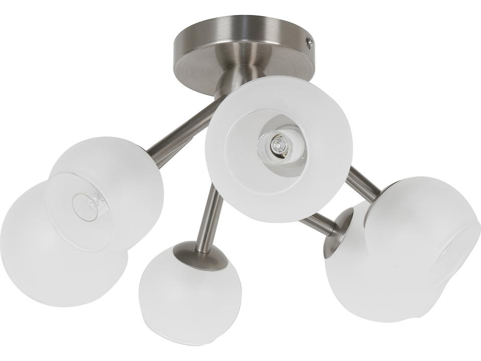 Tanglewood 6-Light Satin Chrome Sputnik Semi Flush Mount