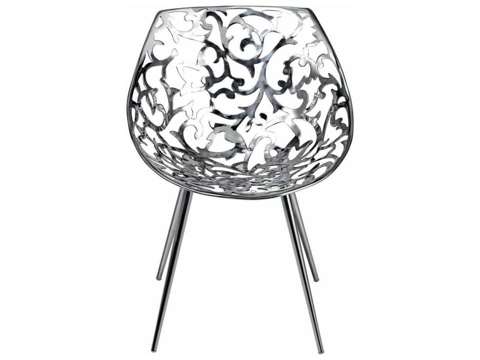 Miss Lacy Philippe Starck Accent Chair in Mirror Polished Stainless Steel