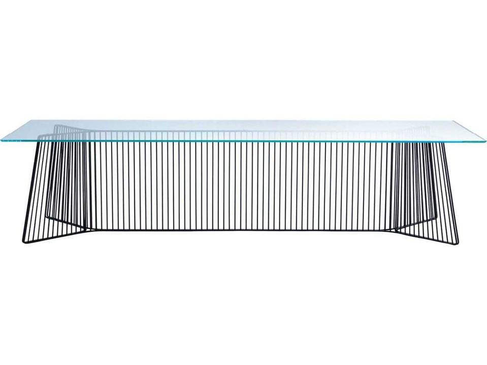 Anapo By Gordon Guillaumier Rectangular Glass Dining Table