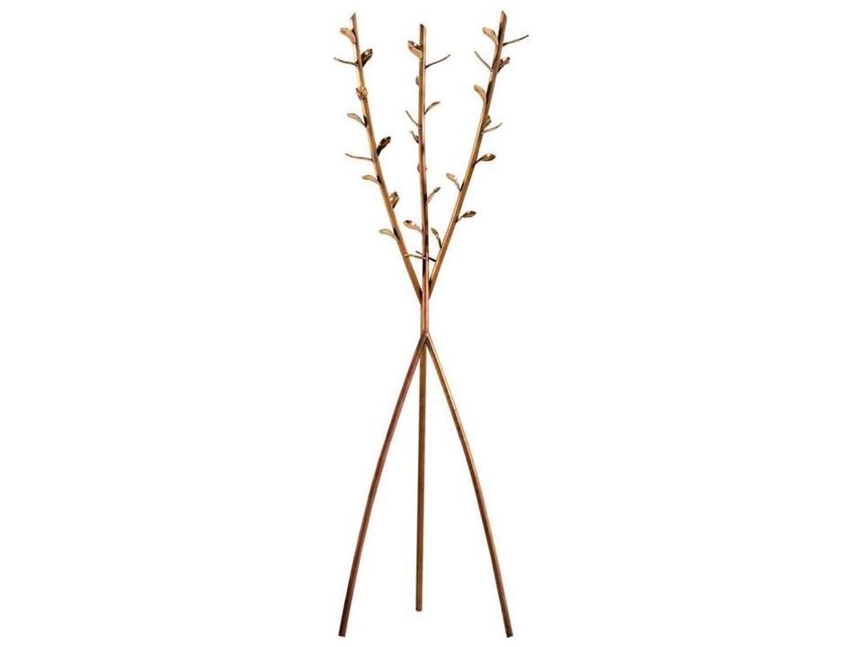 Acate By Borek Sipek Matte Brass And Polished Brass Coat Hanger
