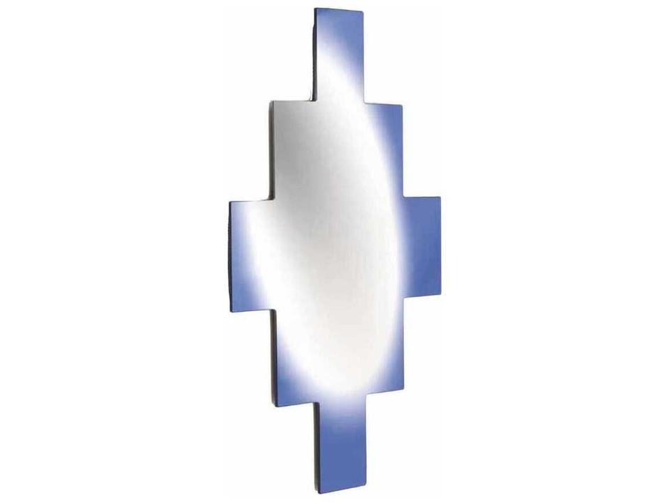 Edaird Silver / Blue Wall Mirror