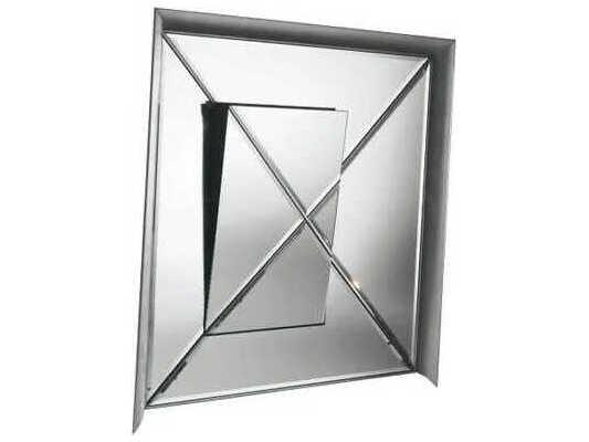 Osmond By Pietro Derossi Silver Wall Mirror