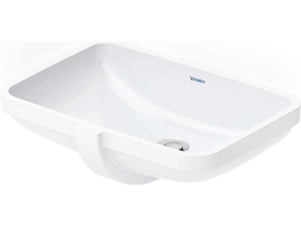 No.1 21-Inch Rectangular Ceramic Undermount Bathroom Sink in White