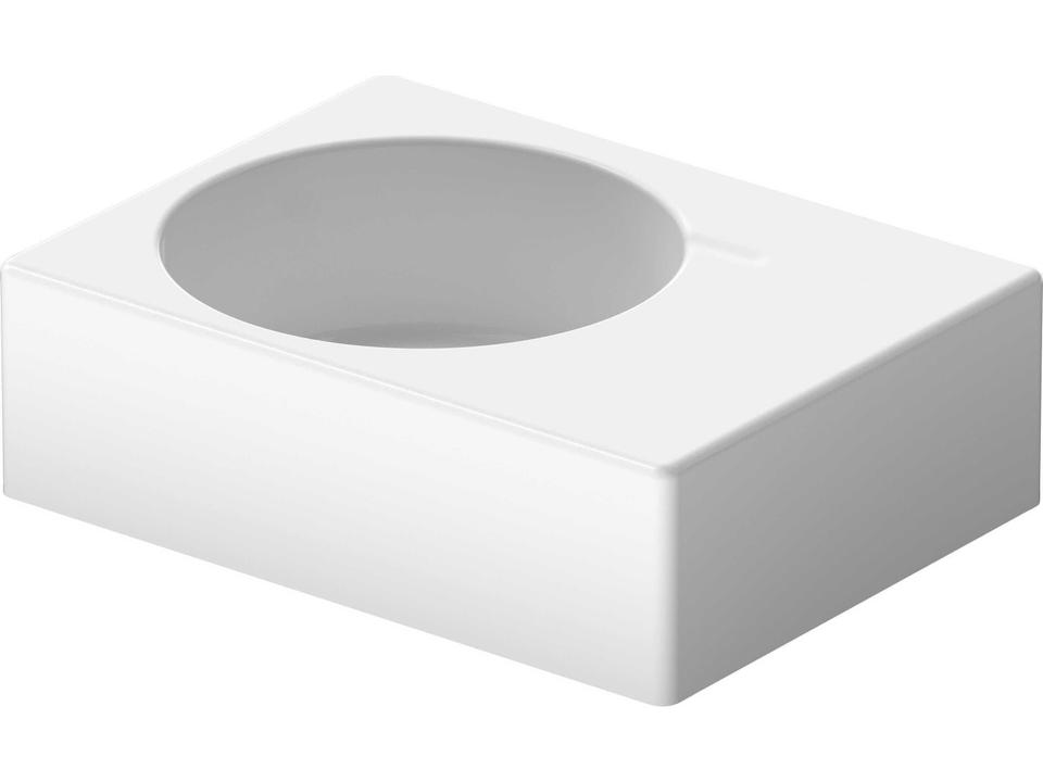 Design Classics Scola 24-Inch Rectangular Ceramic Undermount Bathroom Sink with 1 Faucet Hole