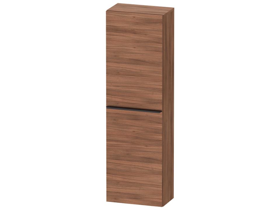 D-neo Semi Tall Cabinet in Walnut Matt with Left-Hinged Door