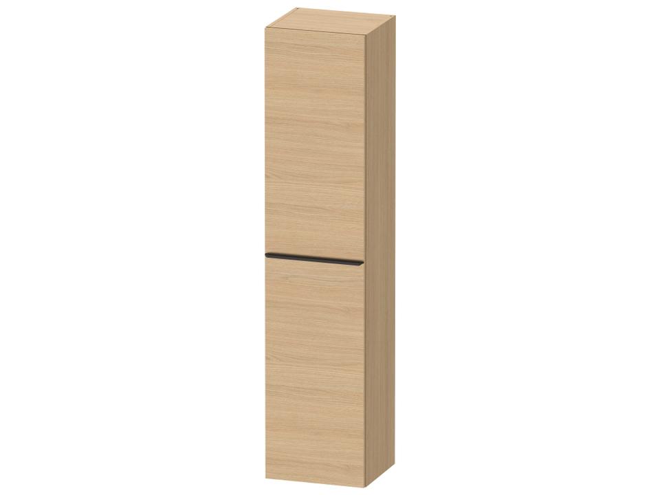 D-Neo 16 Inch Natural Oak Matt Wall-Mounted Semi Tall Cabinet Left-Hinged