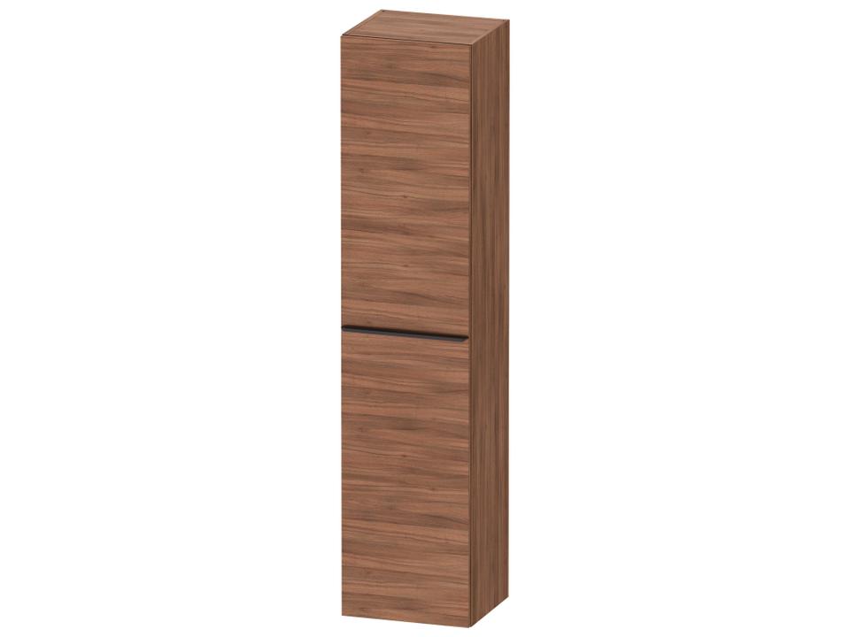 D-Neo 16-Inch Tall Cabinet in Natural Walnut Matt with Left-Hinged Door