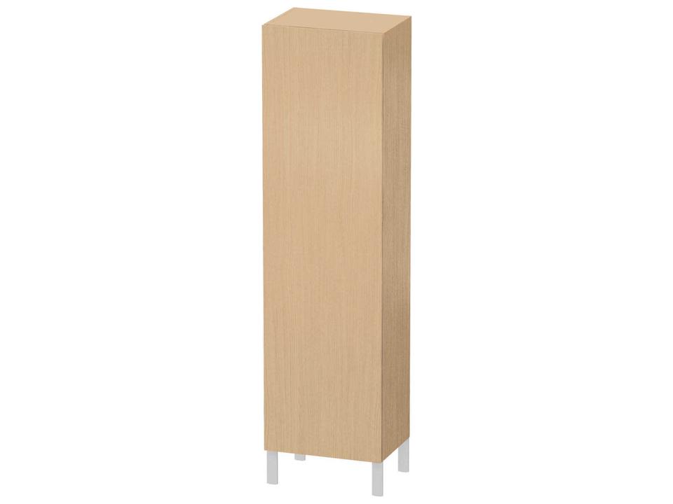 L-Cube 20-Inch Wall-Mounted Cabinet in Natural Oak Matt with Right-Hand Hinge