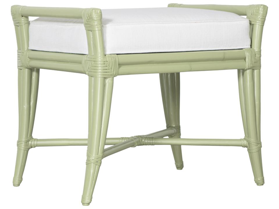 Small Malacca Rattan Bench