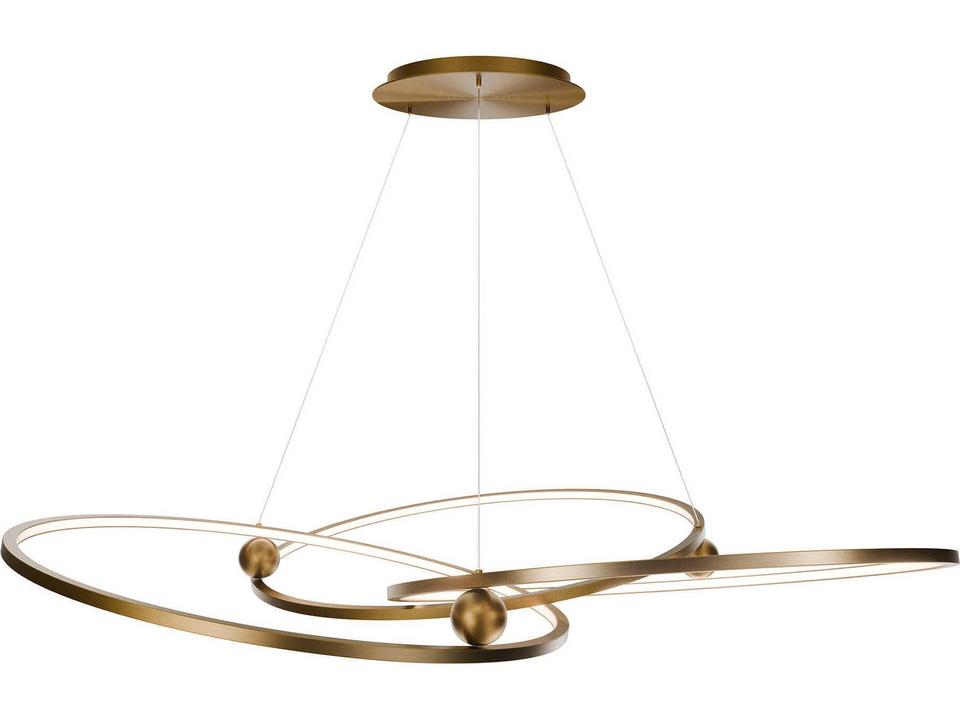 Sidewinder 3-Light Aged Brass Chandelier