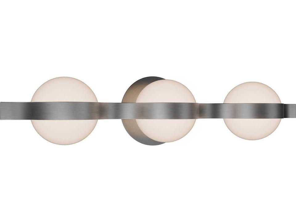 Ellaria 3-Light Brushed Nickel Vanity Light