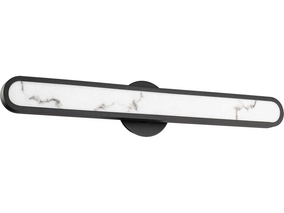 Serena 1-Light Black Vanity Light