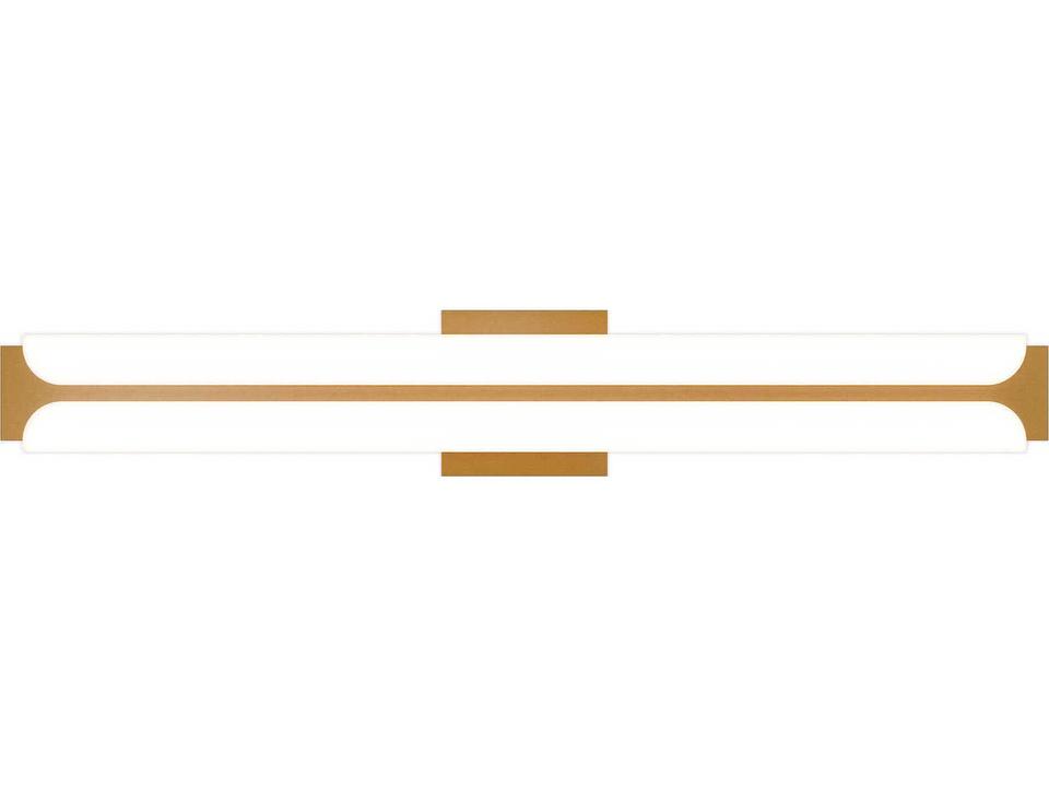 Bifold 2-Light Aged Brass Vanity Light