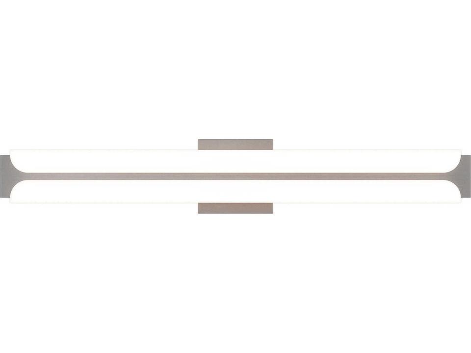 Bifold 2-Light Brushed Nickel Vanity Light