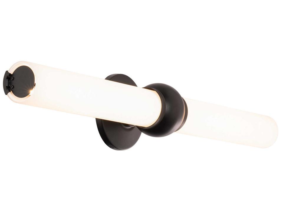 Juliet 2-Light Black Glass LED Vanity Light