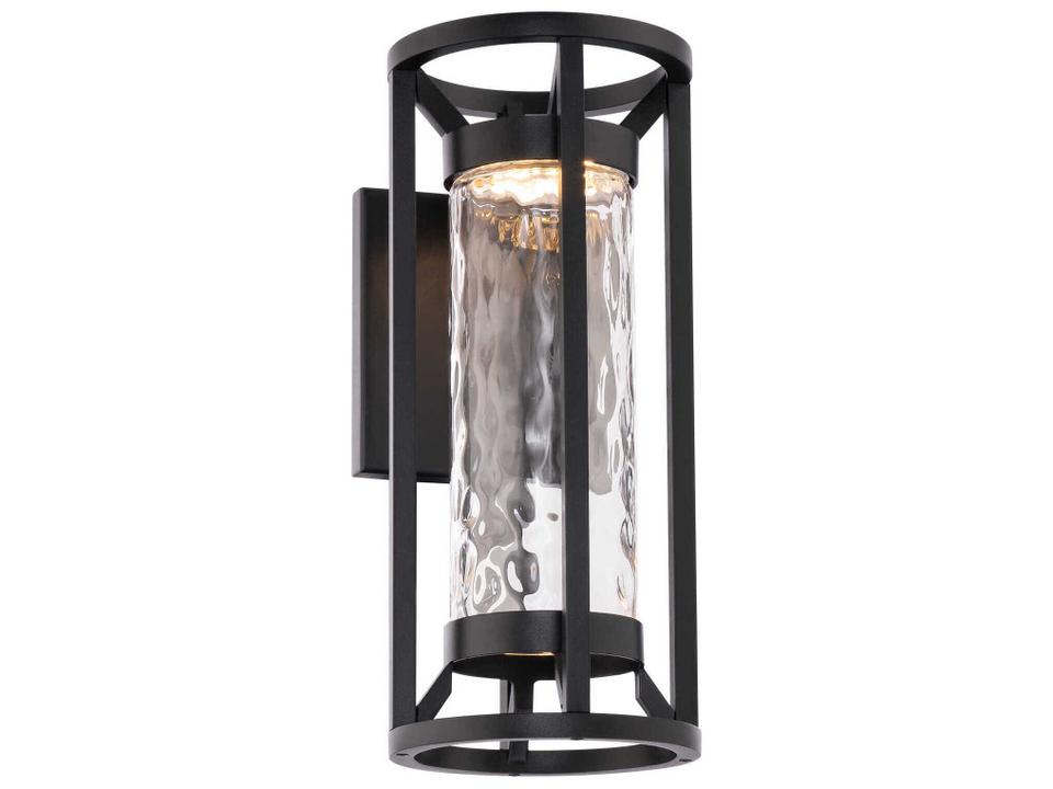 Roslyn Outdoor Wall Light Black LED Sconce