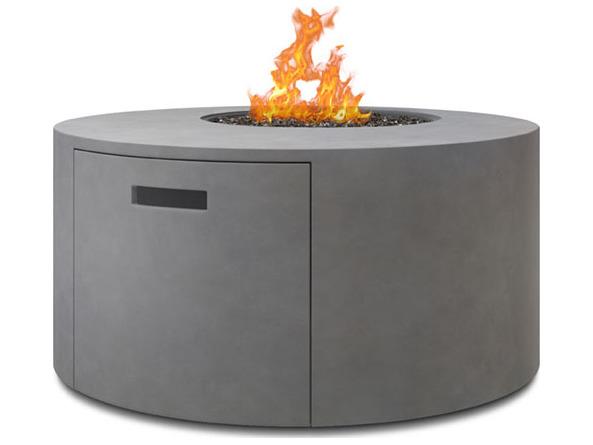 Bellino Aluminum Round Fire Pit with Lid