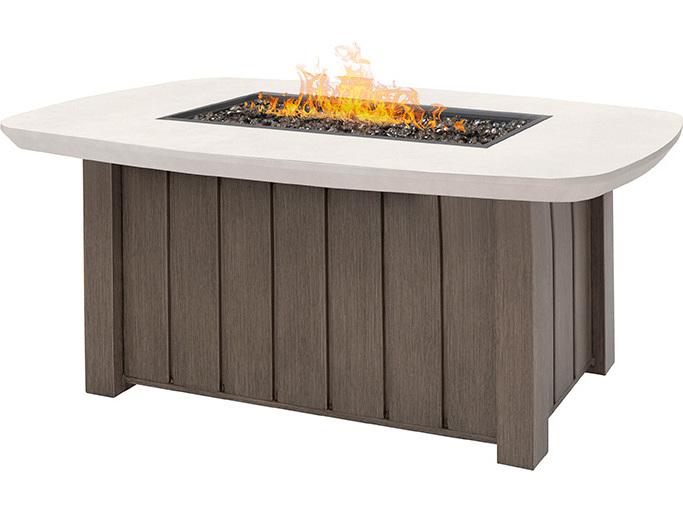 Bellino Rectangular Fire Pit with Lid