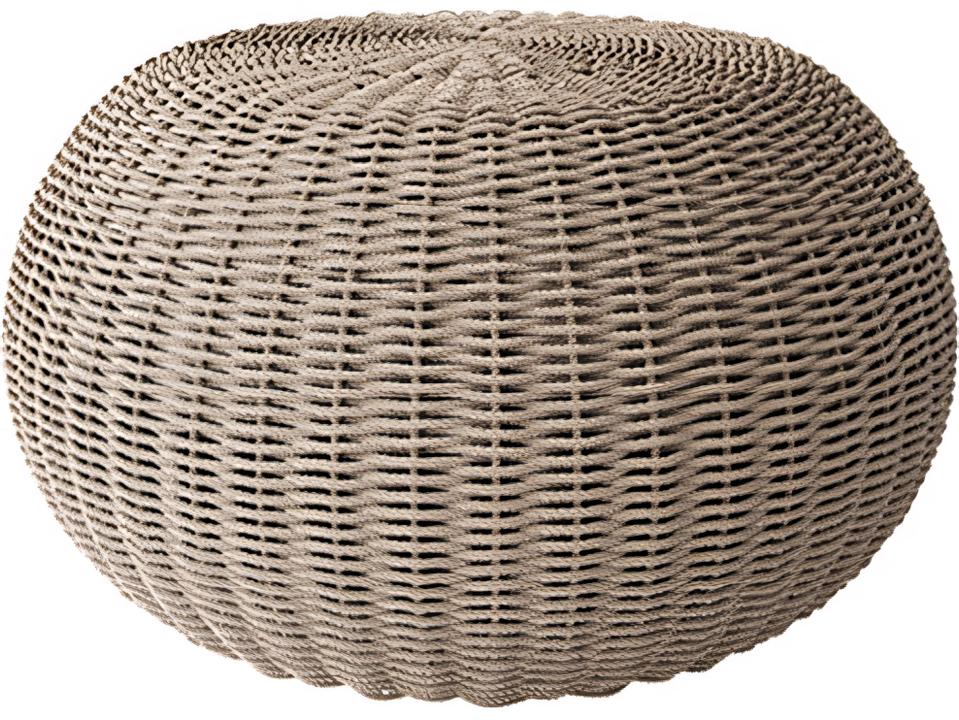 Cloud Woven Large Pouf