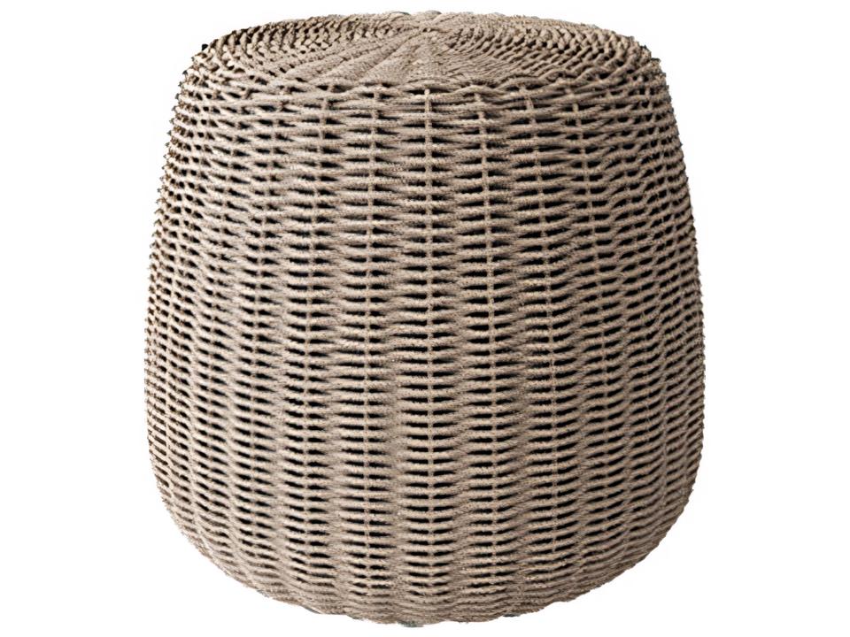 Cloud Woven Small Pouf