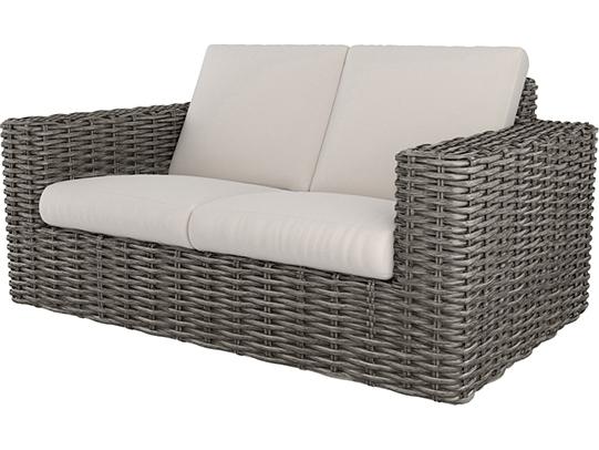 Mia Cushion Wicker Outdoor Loveseat Eco-Friendly